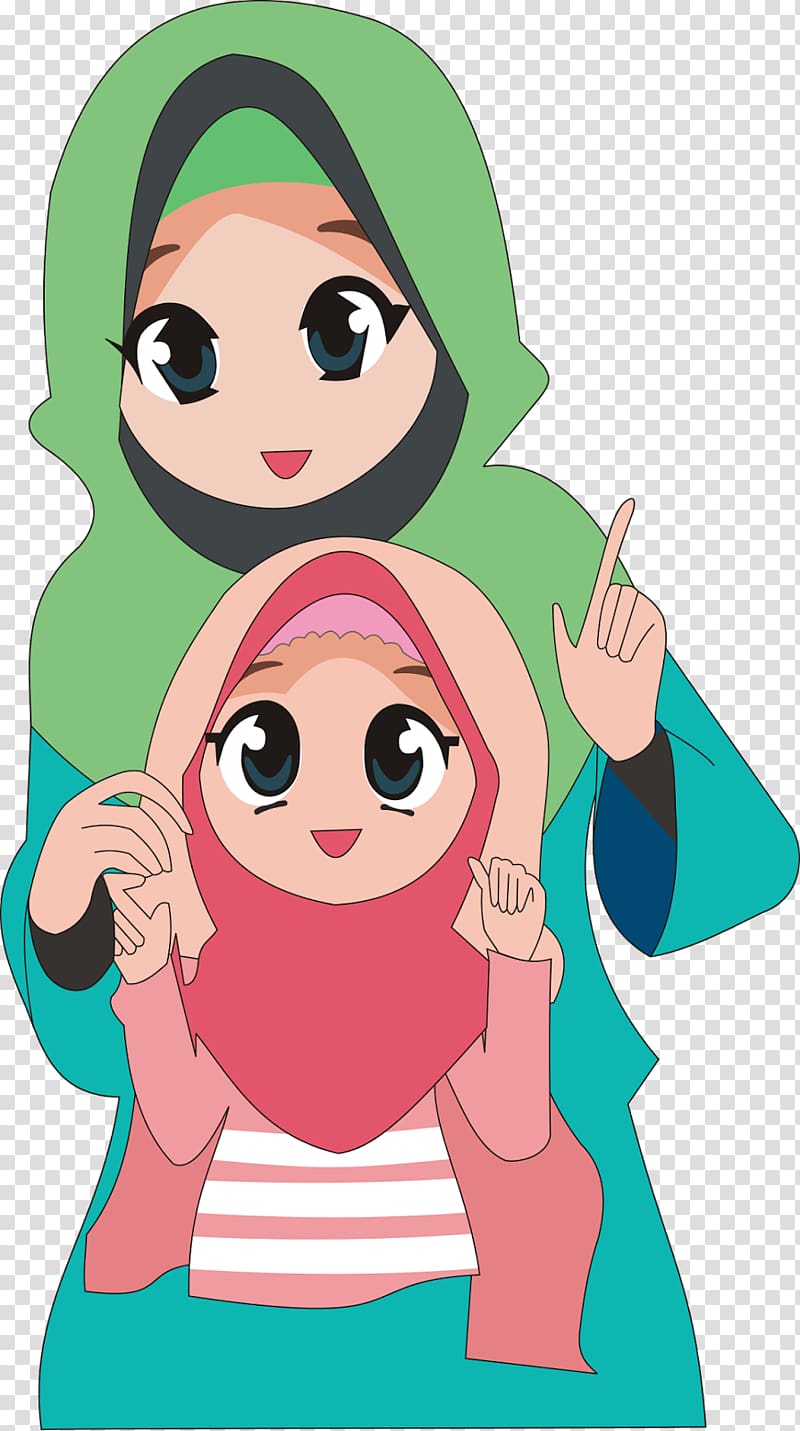Woman CorelDRAW 24 May , moslem transparent background PNG clipart