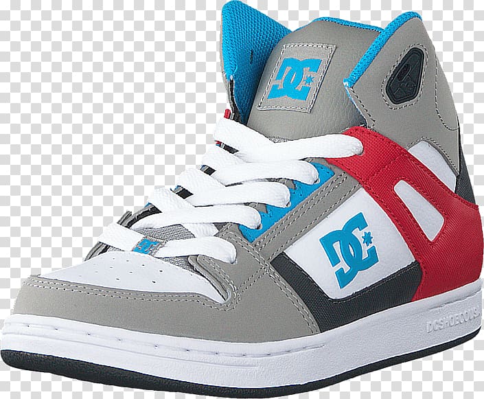 Sneakers DC Shoes Blue Red, Dc shoes transparent background PNG clipart