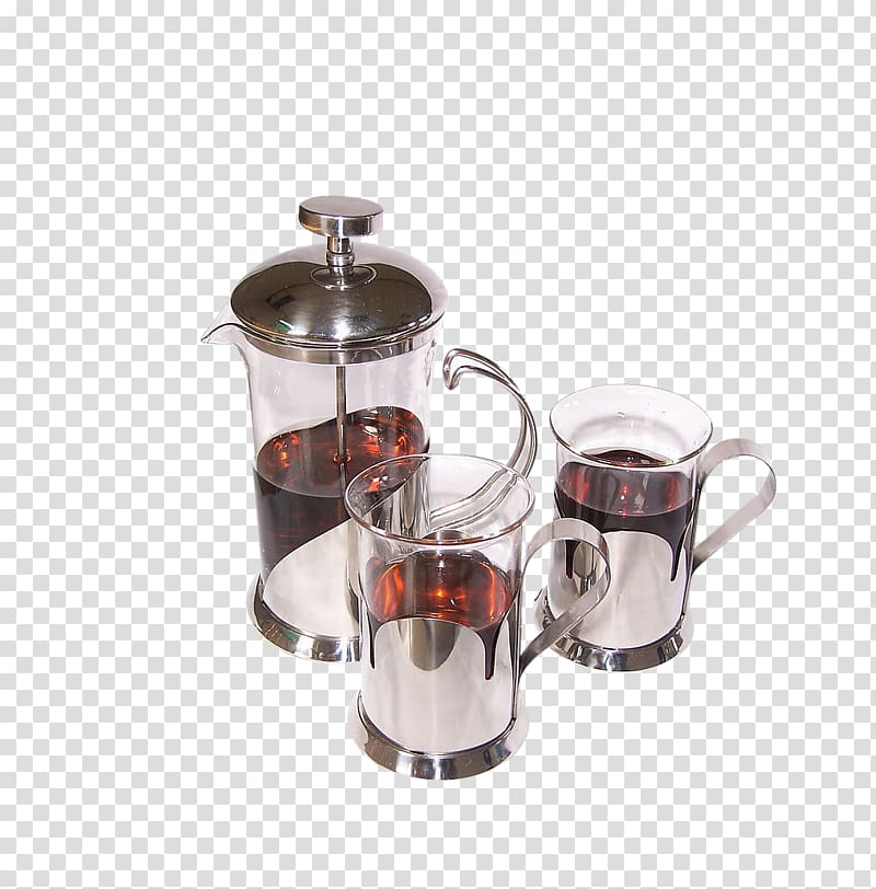 Teapot Coffee cup Glass Mug, Tea set transparent background PNG clipart