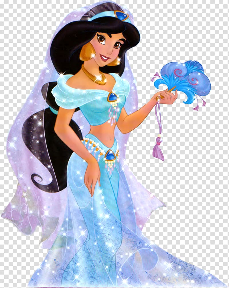 Princess Jasmine Aladdin Rapunzel Belle Ariel, Disney Princess transparent background PNG clipart