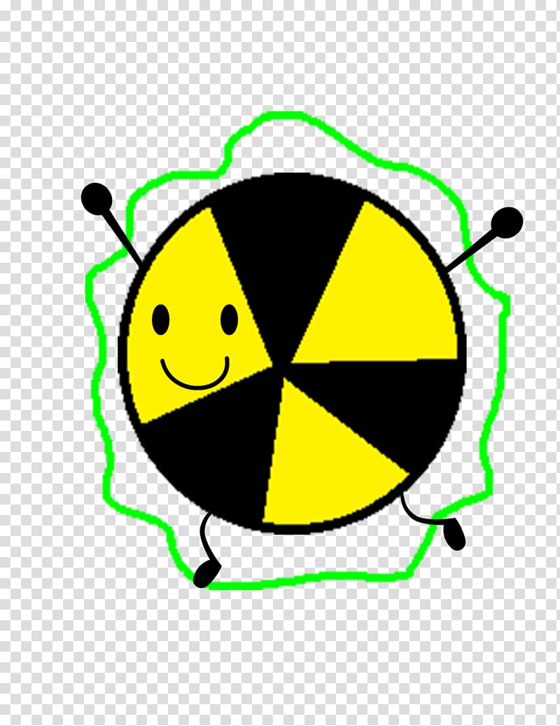 Pac-Man Insect Smiley Leaf, radioactive transparent background PNG clipart