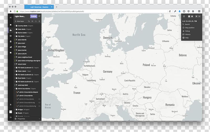 Mapbox Visualization tiles, map transparent background PNG clipart