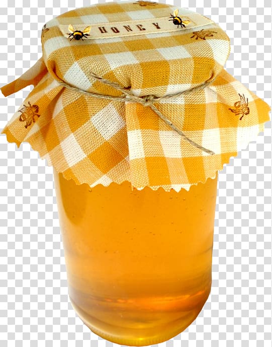 Honey Pancake Jar Varenye Bee, honey transparent background PNG clipart