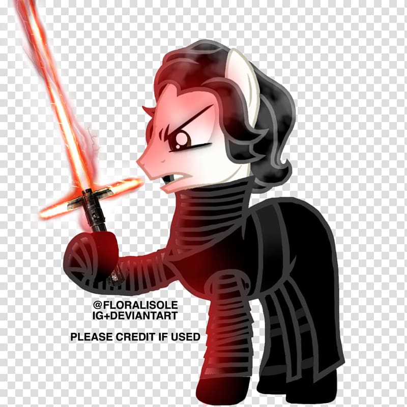 Kylo Ren Pony Horse Star Wars , horse transparent background PNG clipart