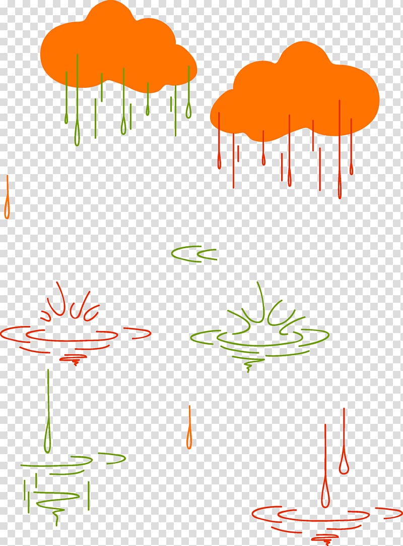 rain illustration, Designer, rain transparent background PNG clipart