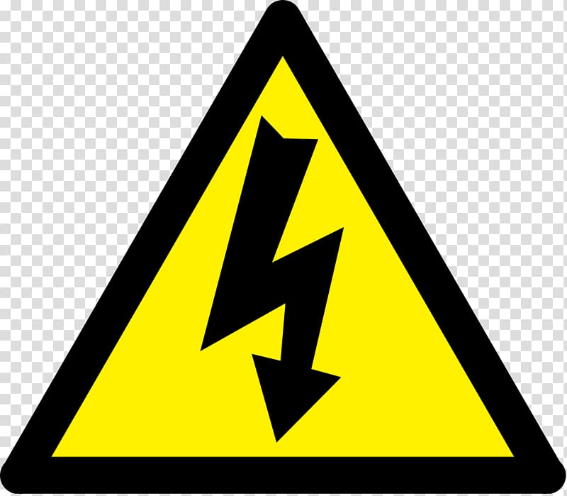 Hazard Electrical injury Risk Safety Electricity, high voltage transparent background PNG clipart