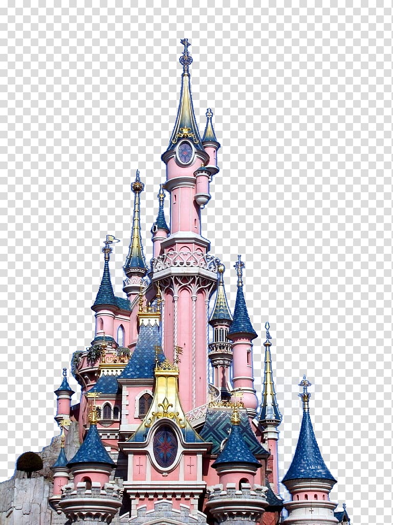 pink and blue castle, Disneyland Paris Shanghai Disney Resort Castle The Walt Disney Company, Disneyland Paris transparent background PNG clipart