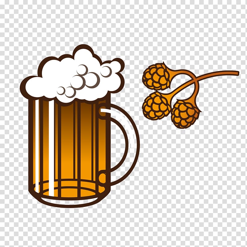 Beer glassware Cider Oktoberfest Beer festival, Beer Cup transparent background PNG clipart