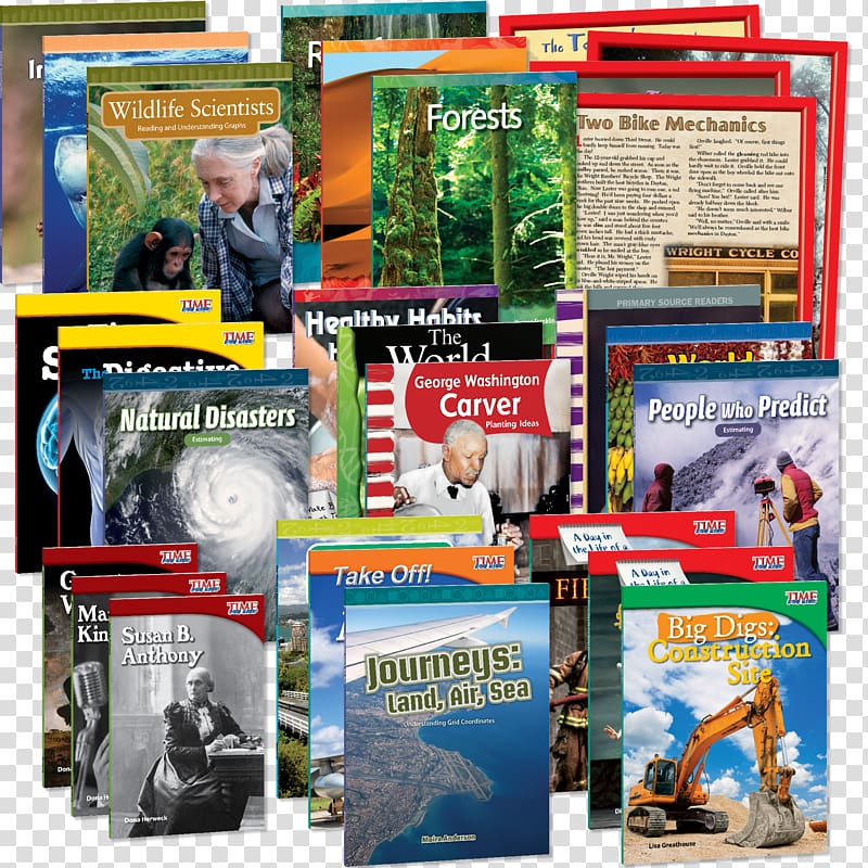 George Washington Carver: Planting Ideas Advertising Mathematics Readers 3: Wildlife Scientists (6-Pack) Product, Guided Reading Book Levels transparent background PNG clipart