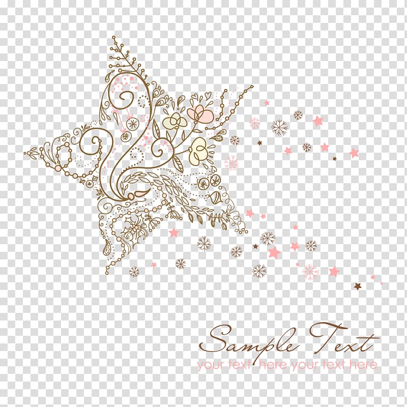 Christmas Star of Bethlehem Illustration, Pentagram collage transparent background PNG clipart