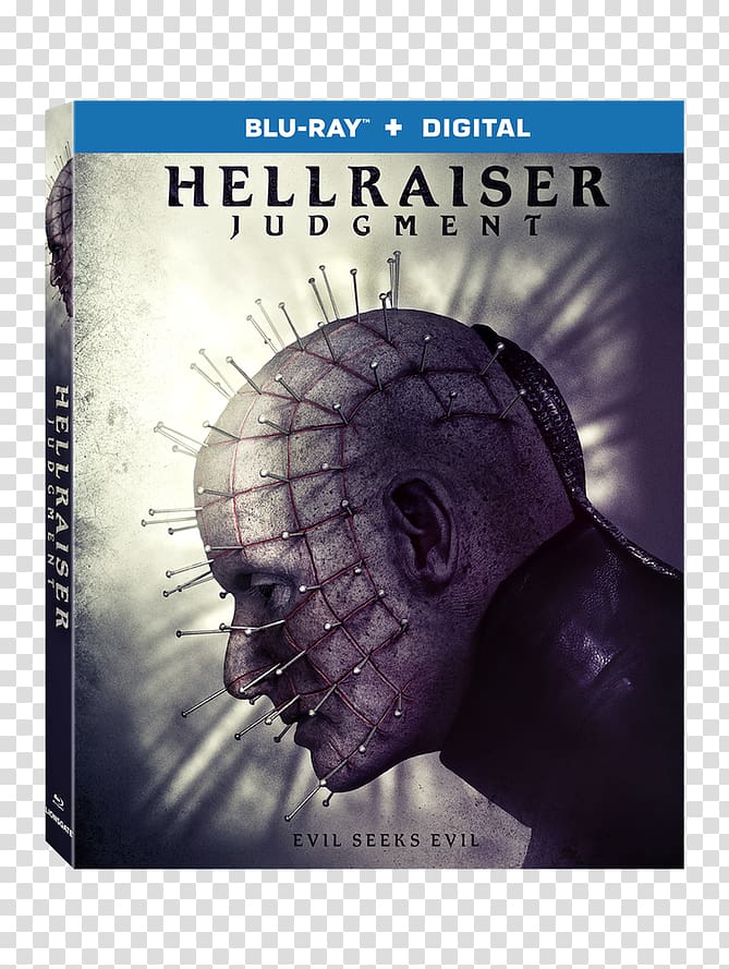 Pinhead Hellraiser Film Cover art Trailer, Cenobite transparent background PNG clipart