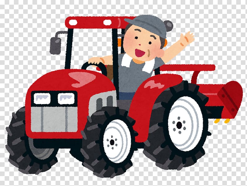 Tractor Agricultural machinery Agriculture Rice transplanter Combine Harvester, tractor transparent background PNG clipart