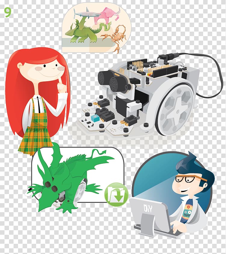 Material Definition, Evolution robot transparent background PNG clipart