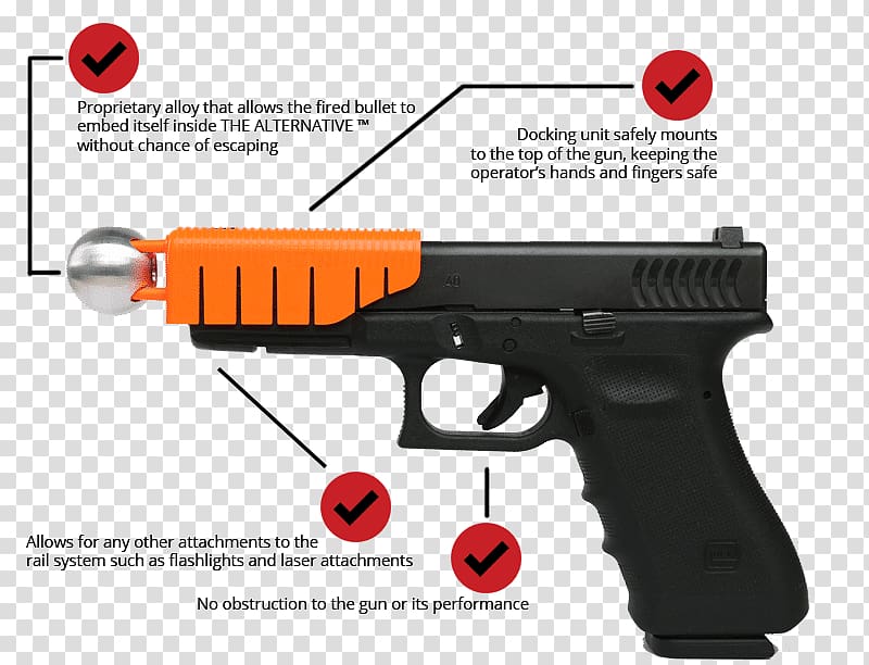 Glock 34 Firearm Glock Ges.m.b.H. Cartridge, bullet shot transparent background PNG clipart