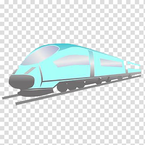 Train Rail transport High-speed rail Abiadura handiko tren, High speed train transparent background PNG clipart