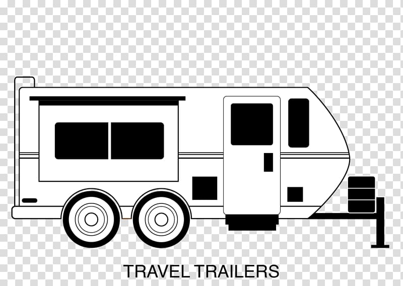 Caravan Campervans Trailer , camping trailer transparent background PNG clipart