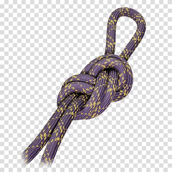 Rope Bachmann knot Climbing Klemheist knot, rope transparent background PNG clipart