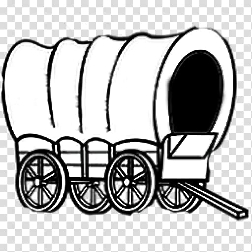 Covered wagon Line art Cart , Covered Wagon transparent background PNG clipart