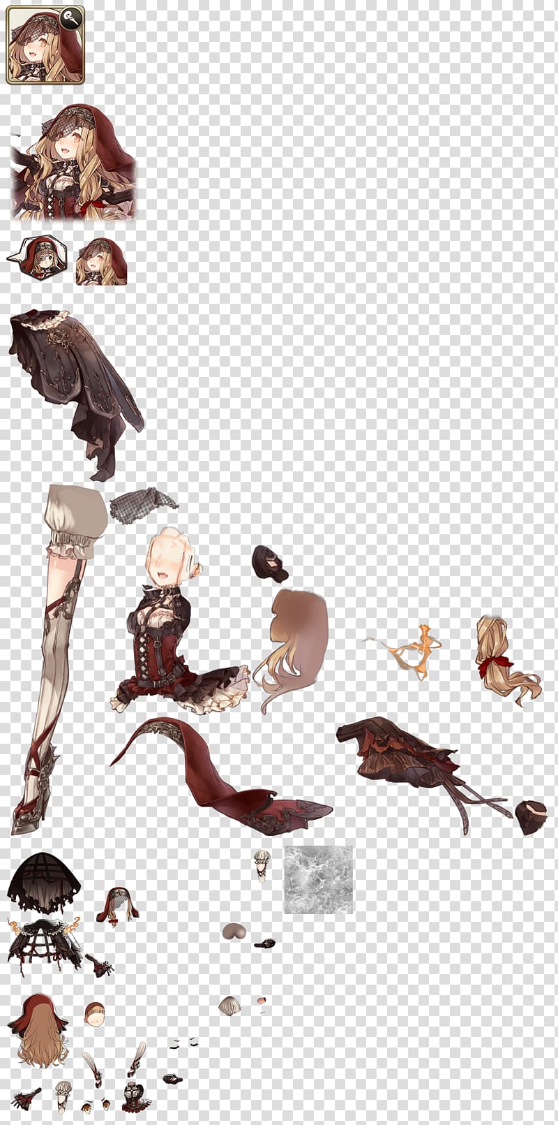 SINoALICE Little Red Riding Hood Red Hood Snow White Video game, red riding hood transparent background PNG clipart