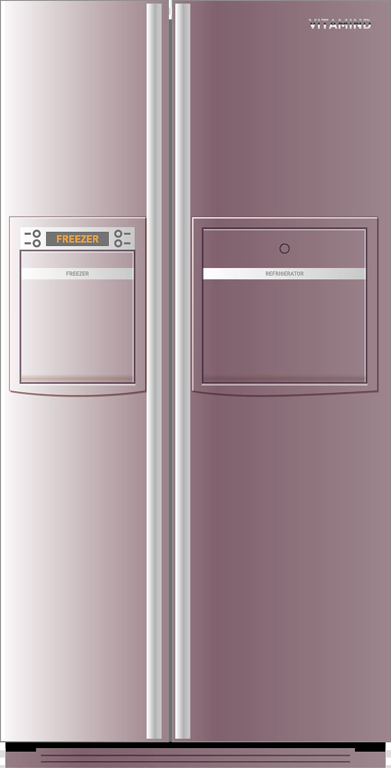 Refrigerator Purple, refrigerator transparent background PNG clipart
