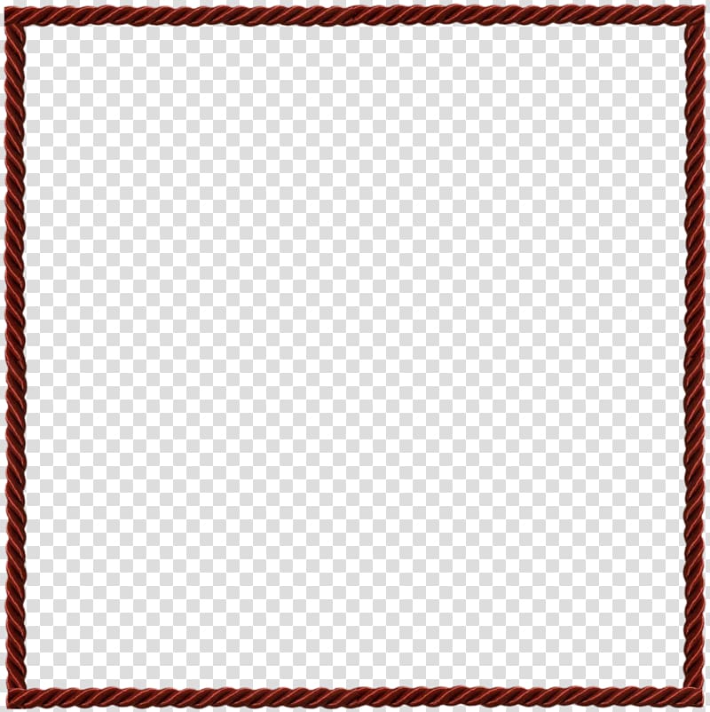 Red rope, Rope , Twisted red rope border transparent background PNG clipart