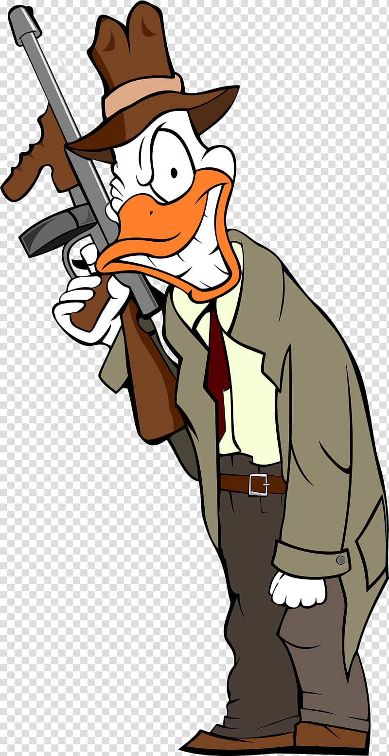 American Pekin Duck Mallard Bird , Gangster transparent background PNG clipart