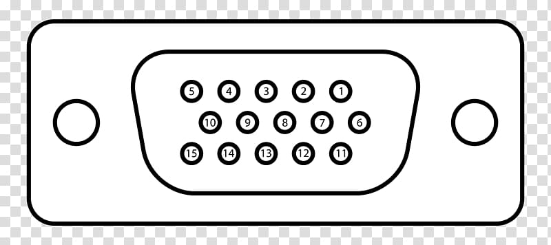 Graphics Cards & Video Adapters VGA connector D-subminiature Electrical connector Digital Visual Interface, port terminal transparent background PNG clipart