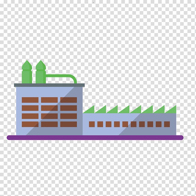 Euclidean Icon, cartoon chemical small building coal power plant transparent background PNG clipart
