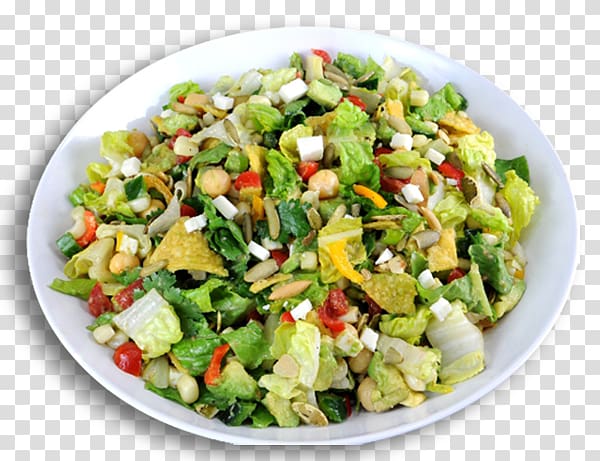 Israeli salad Vegetarian cuisine Fattoush Pesto Caesar salad, Taco Salad transparent background PNG clipart
