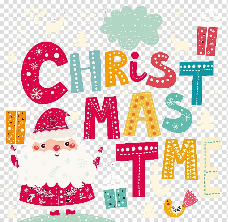 Santa Claus Christmas ornament Peppermint bark, Playful Santa Claus Greeting material transparent background PNG clipart