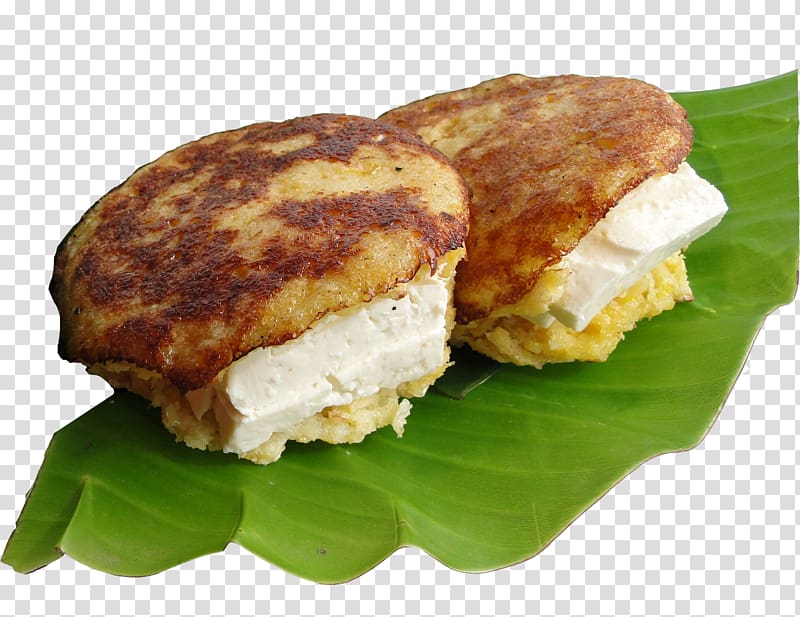 Fritter Arepa Cachapa Breakfast Fast food, breakfast transparent background PNG clipart