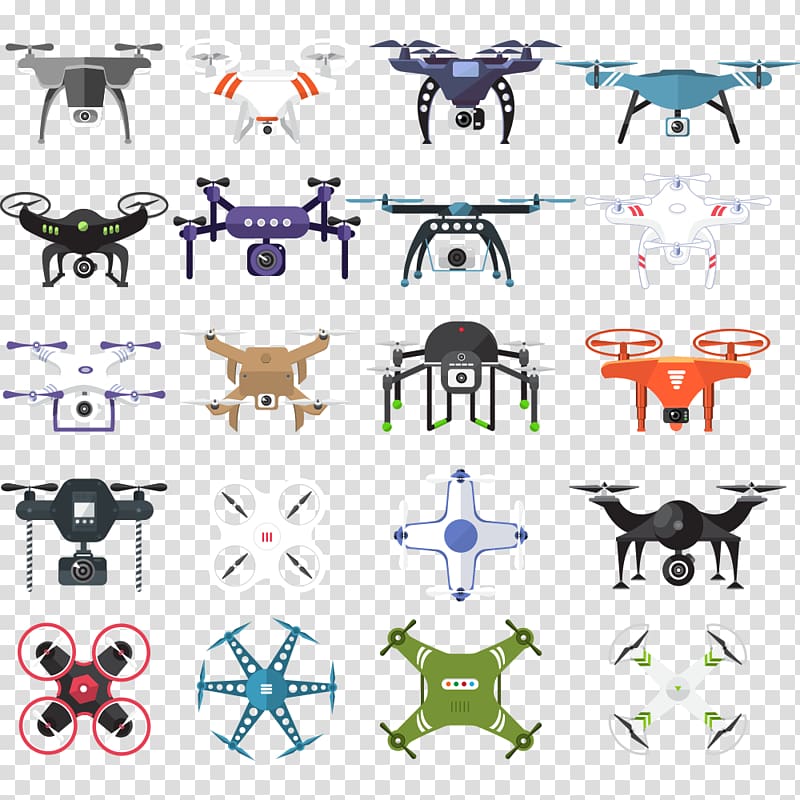 Unmanned aerial vehicle Flat design Electronic speed control Icon, UAV transparent background PNG clipart