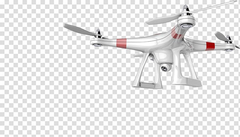 white and red quadcopter illustration, Unmanned aerial vehicle Helicopter Remote control 0506147919 Radio control, Drone transparent background PNG clipart