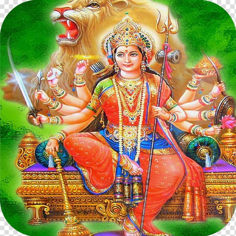 Shiva Gayatri Mantra Hinduism, Durga Maa transparent background PNG clipart