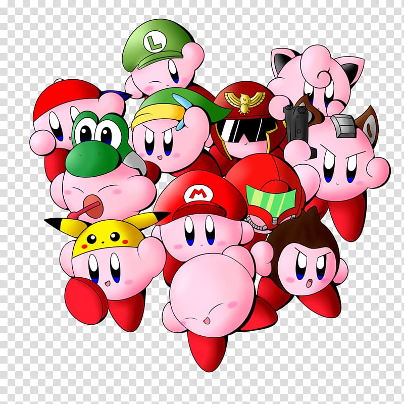 Super Smash Bros. Kirby Super Star Ultra Meta Knight The Legend of Zelda, Kirby transparent background PNG clipart
