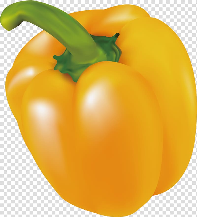 Yellow pepper Bell pepper Computer file, yellow peppers transparent background PNG clipart