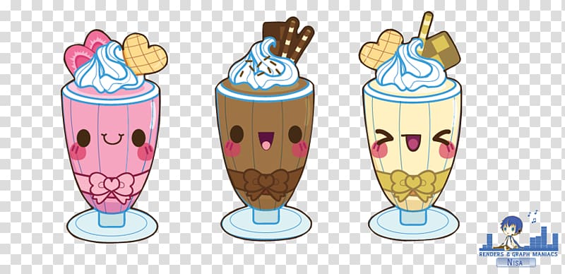 Milkshake Breakfast Food Kavaii Slush, breakfast transparent background PNG clipart