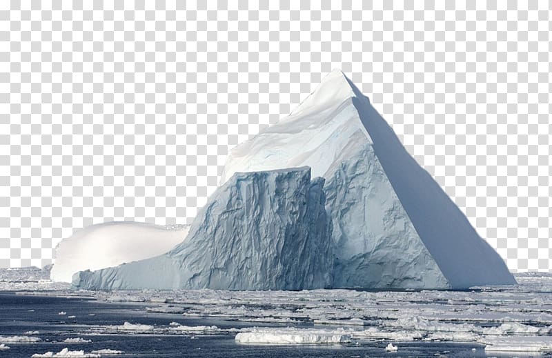 Grey Lake Iceberg Antarctic Southern Ocean, Sea white iceberg transparent background PNG clipart