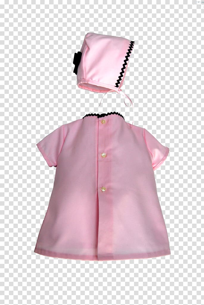 Sleeve Shoulder Collar Blouse Pink M, polka dots transparent background PNG clipart