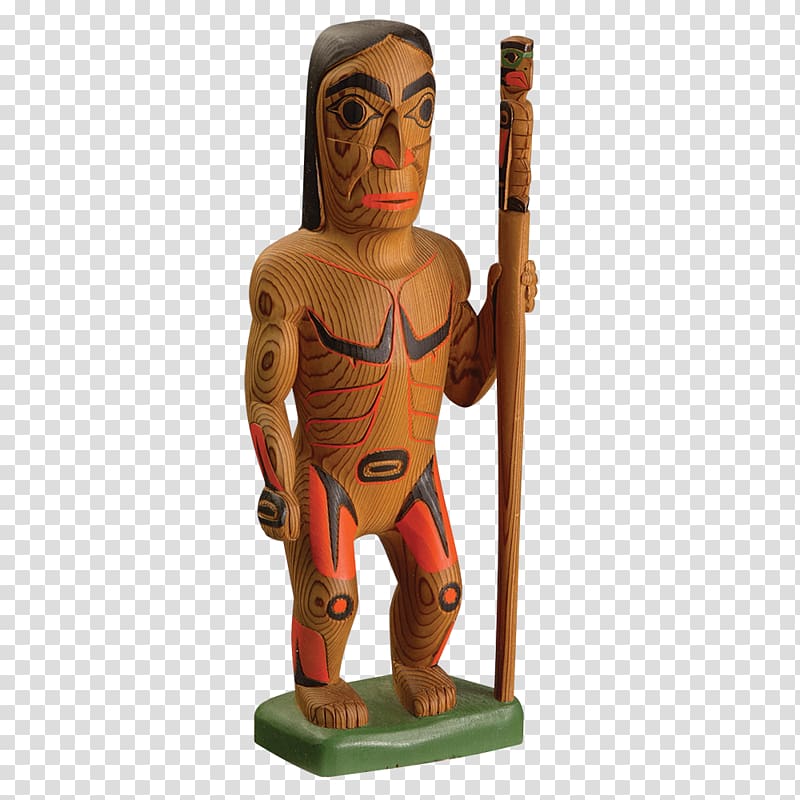 Sculpture Art Figurine Wood carving Native Americans in the United States, wood carving transparent background PNG clipart