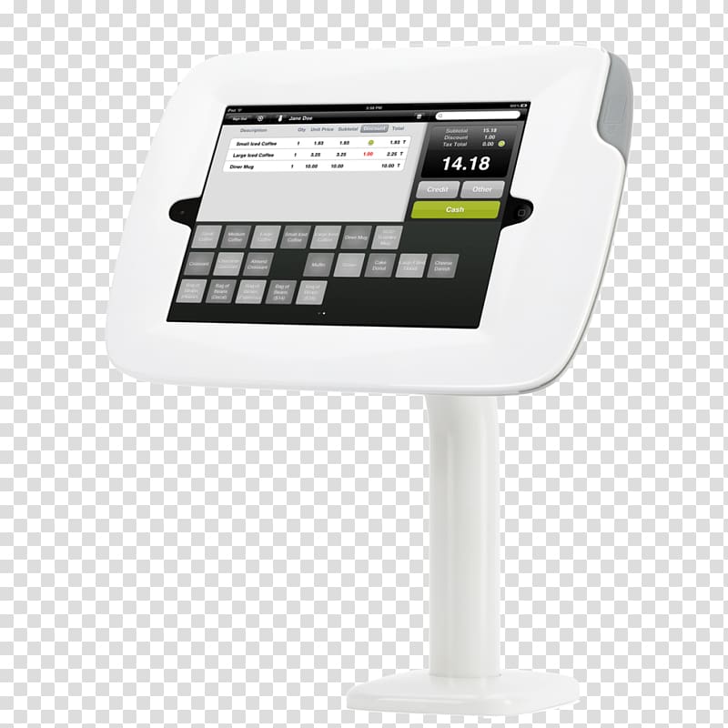 Point of sale iPad Sales Retail POS Solutions, ipad transparent background PNG clipart