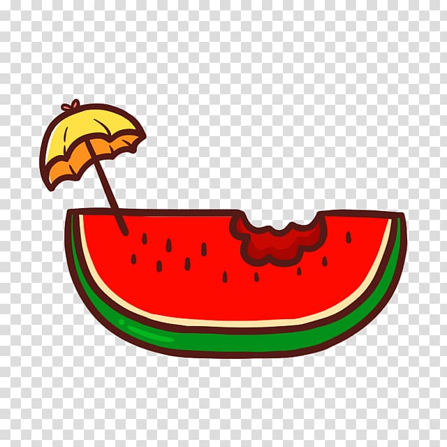 Watermelon Cartoon , Lovely watermelon summer drinks transparent background PNG clipart