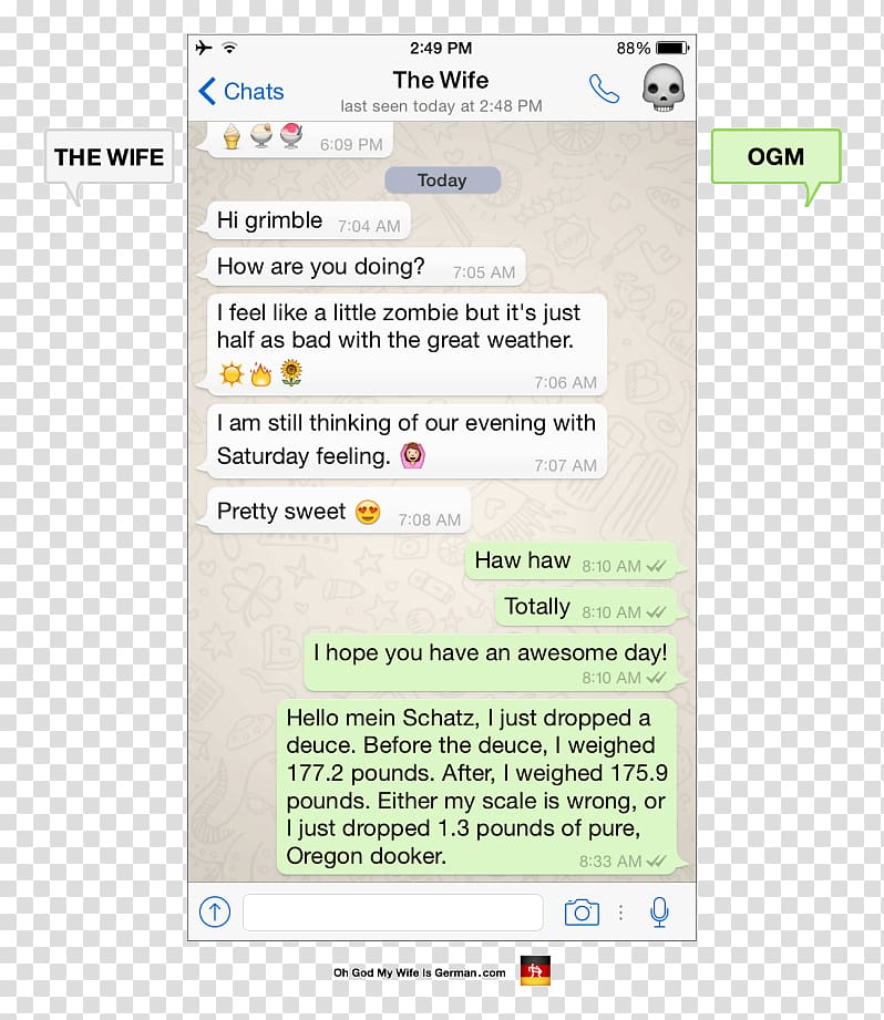 WhatsApp Message Text messaging Instant messaging Online chat, Bay Bay Single Life transparent background PNG clipart