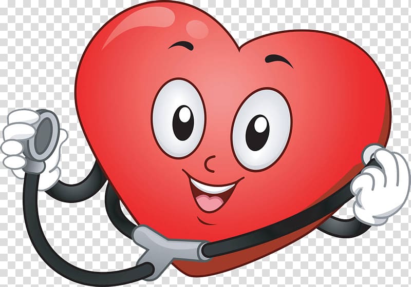 red heart emoji , Stethoscope Heart Cartoon , Heart auscultation transparent background PNG clipart