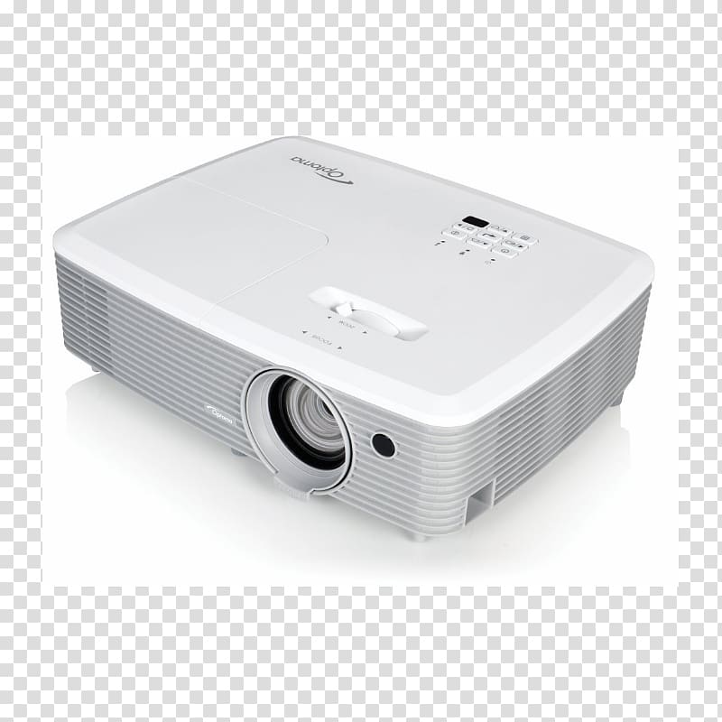 Multimedia Projectors Digital Light Processing Wide XGA Optoma Corporation, Projector transparent background PNG clipart