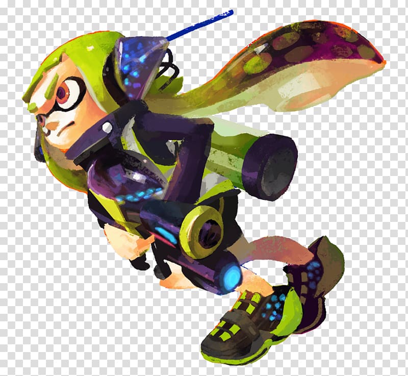 Splatoon 2 Wii U Video game Character, squid transparent background PNG clipart