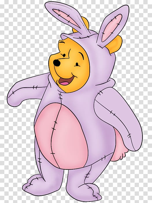 Winnie-the-Pooh Eeyore Easter Bunny Rabbit, winnie the pooh transparent background PNG clipart