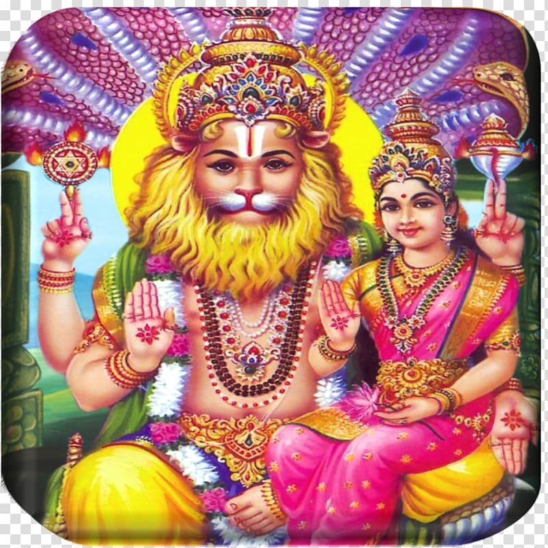 Shiva Krishna Narasimha Vishnu Lakshmi, Lakshmi transparent background PNG clipart