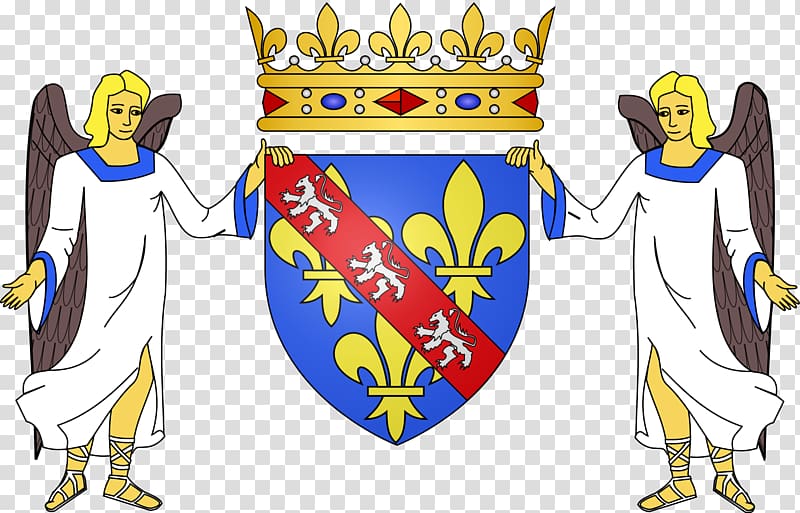 Blazon Achievement Évreux Heraldry Crown, CAPET transparent background PNG clipart