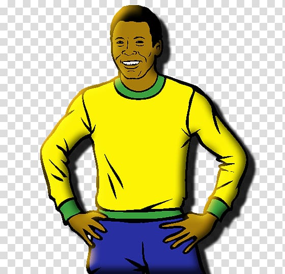 Pelé Santos FC Football player T-shirt, football transparent background PNG clipart